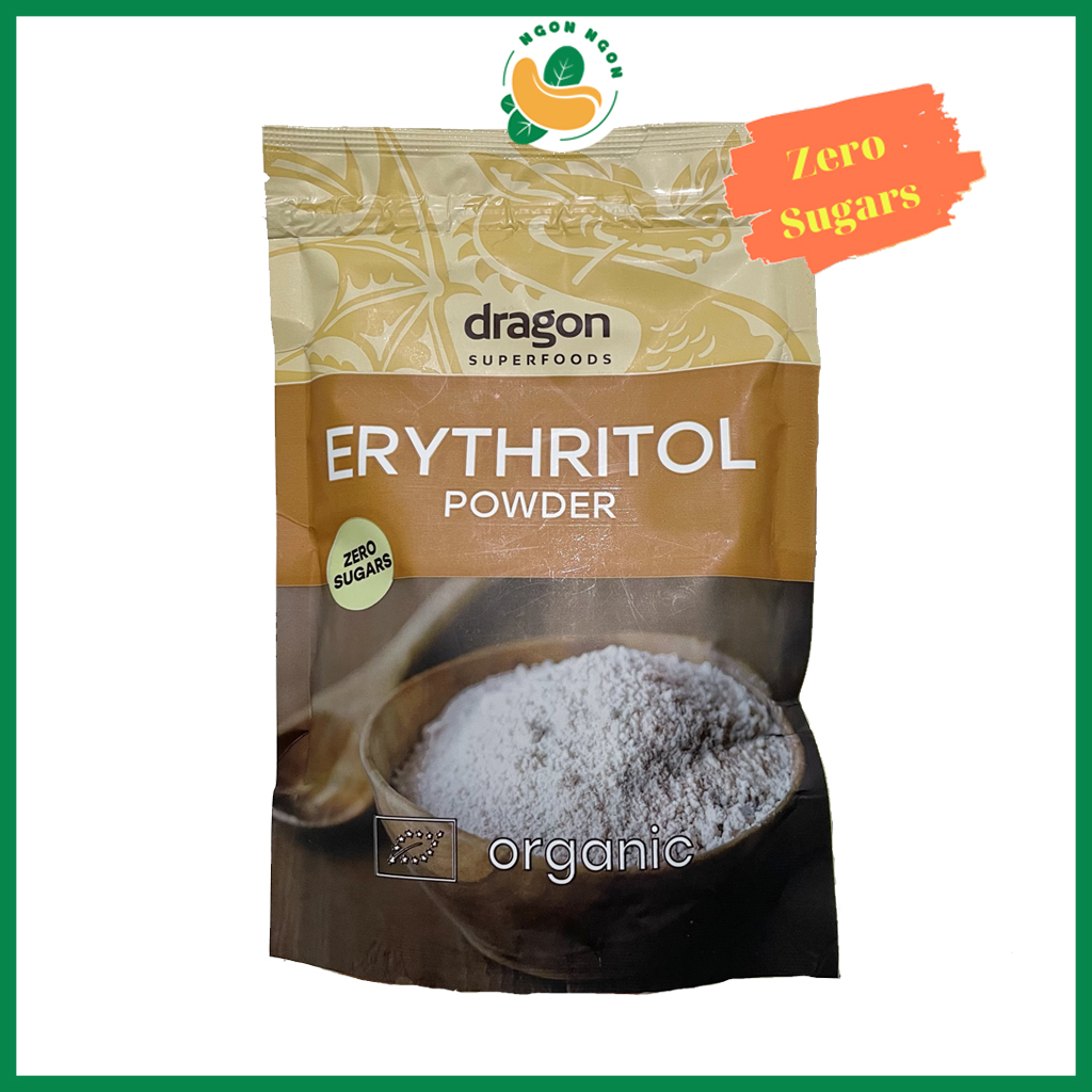 Đường ăn kiêng Erythritol hữu cơ Dragon superfoods 250g