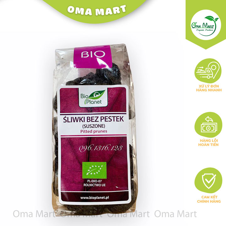 Mận sấy dẻo hữu cơ đã tách hạt Bio Planet 200g