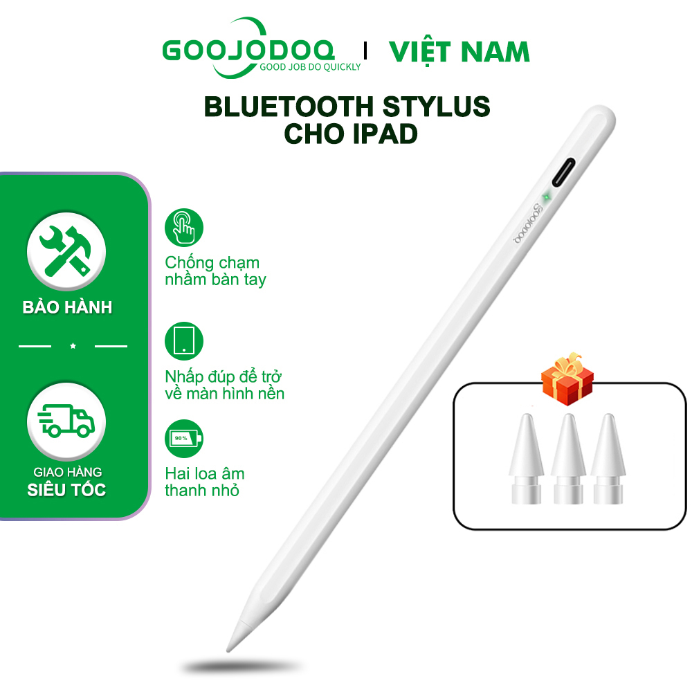 Bút Cảm Ứng ipad GOOJODOQ Bút Cảm Ứng Cho iPad Bút Chì 9th Gen 8th 7th 6th Air 4 5 Pro 11 12.9 2019 2020 2021 Mini 6 bút vẽ cảm ứng