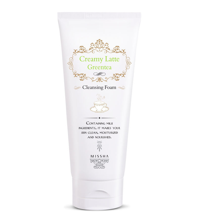 Sữa Rửa Mặt Trà Xanh Missha Creamy Latte Green Tea Cleansing Foam