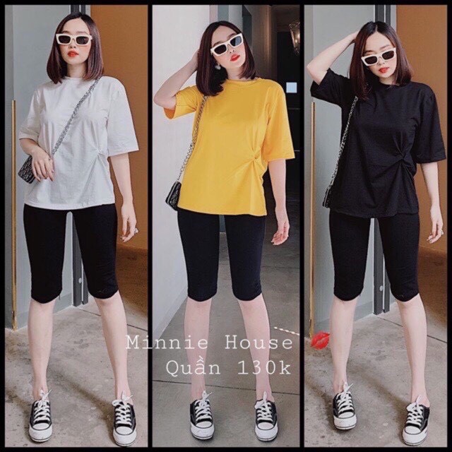 Combo 3 quần legging lửng choobe cạp chun vải cao cấp combo 100.000/3 cái