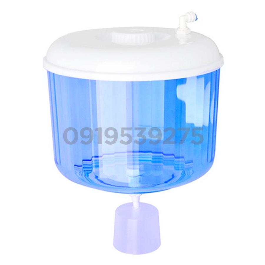 Bình chứa nước cho cây nước nóng lạnh Phao ngắt nước tự động & Cốc úp chống tràn - kèm đầu lấy nước trực tiếp từ máy lọc nước Thiết kế tiêu chuẩn phù hợp mọi loại cây nước nóng lạnh