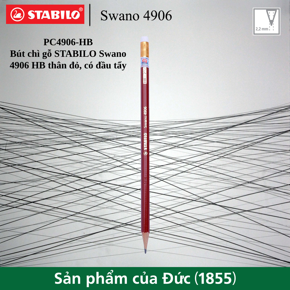 Bút chì gỗ stabilo swano 4906