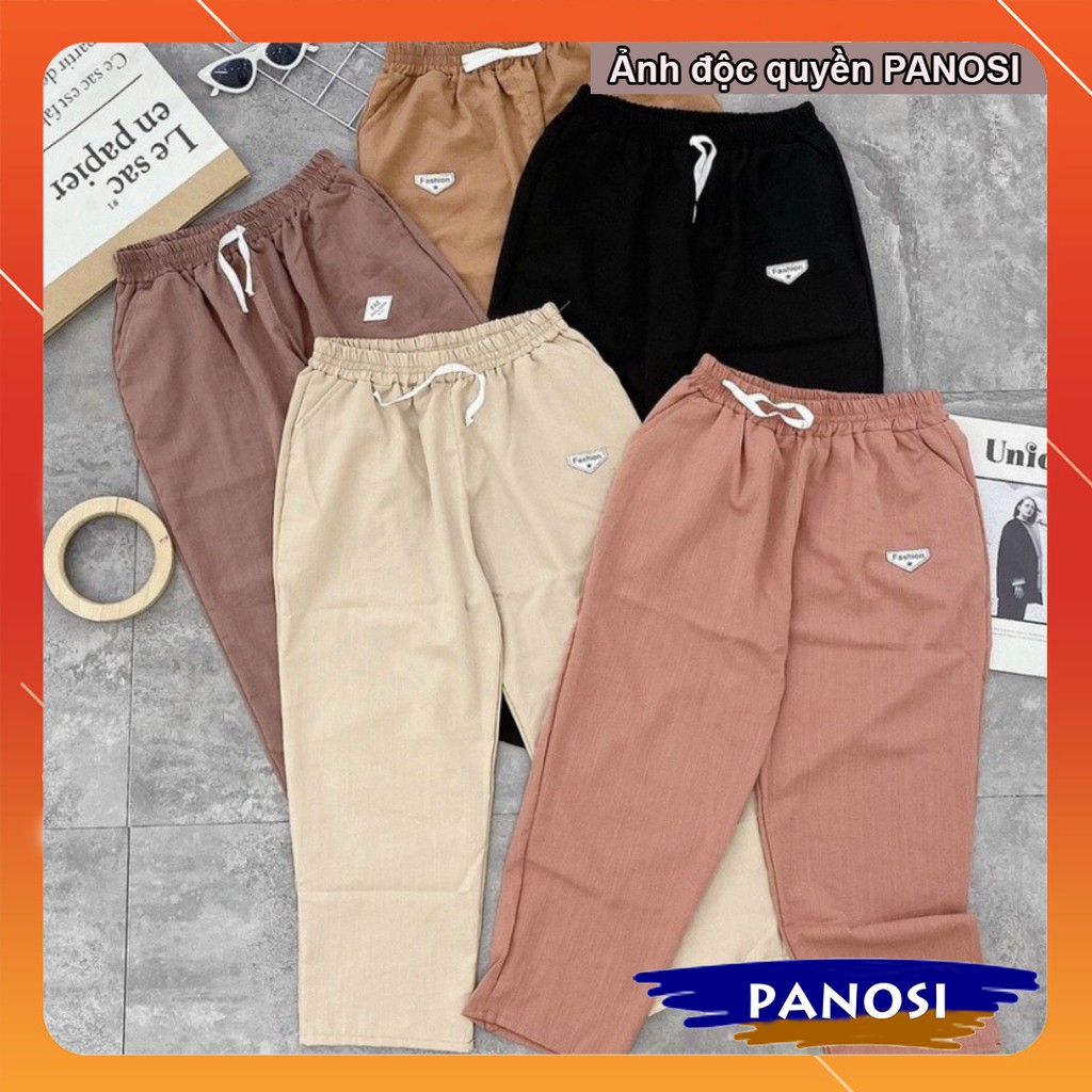 Quần đũi ngố xuất nhật, quần nữ chất đũi mát, quần đũi thấm mồ hôi đẹp rẻ free size dưới 56kg - Mã Q371