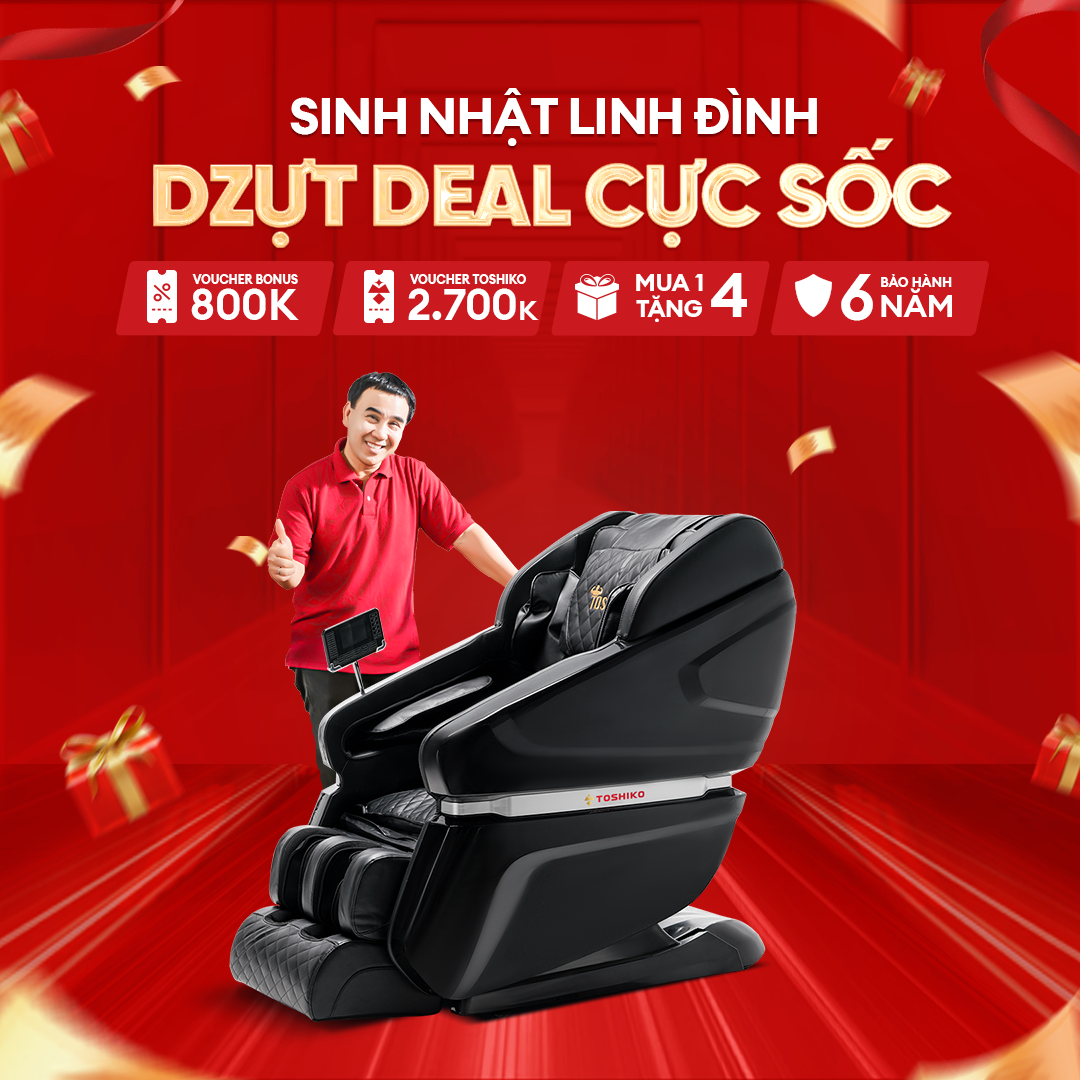 Ghế massage toàn thân cao cấp Toshiko T65 - ghế massage toàn thân giúp hỗ trợ điều trị đau mỏi cổ vay gái, cơ thể, ghế massage chức năng scanbody, ghế massage toàn thân đạt tiêu chuẩn Nhật Bản