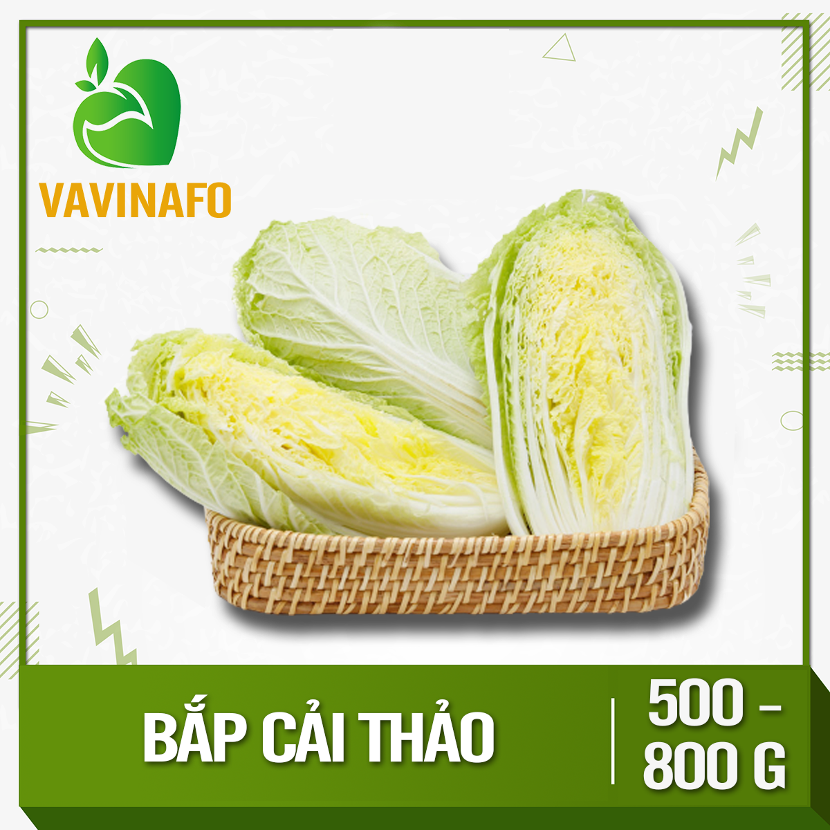 HCM - Bắp cải thảo (500 - 800 g) - [Giao nhanh TPHCM]