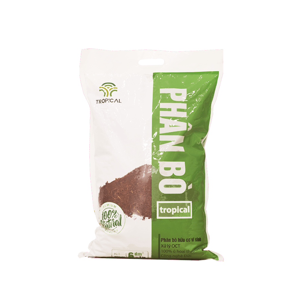 [HCM]Phân bò cao cấp OCT Tropical - 3kg - ban công xanh