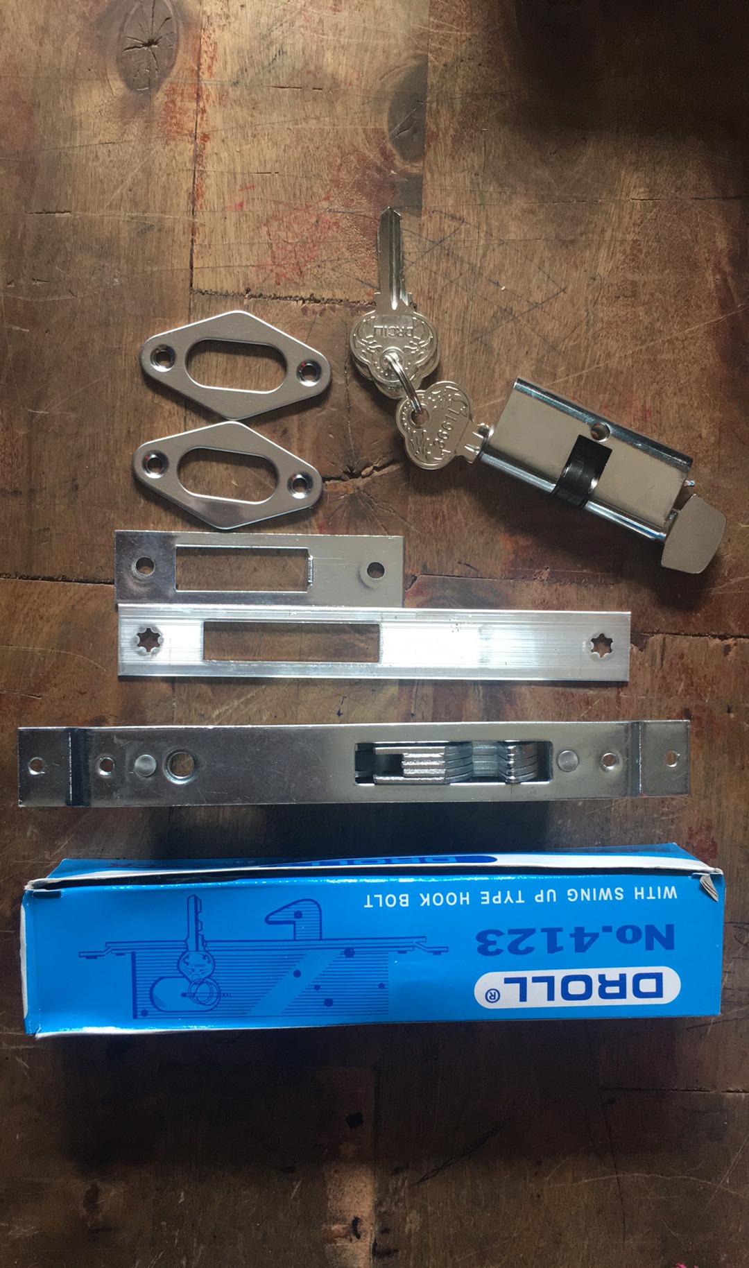 Khóa Droll lùa nhôm