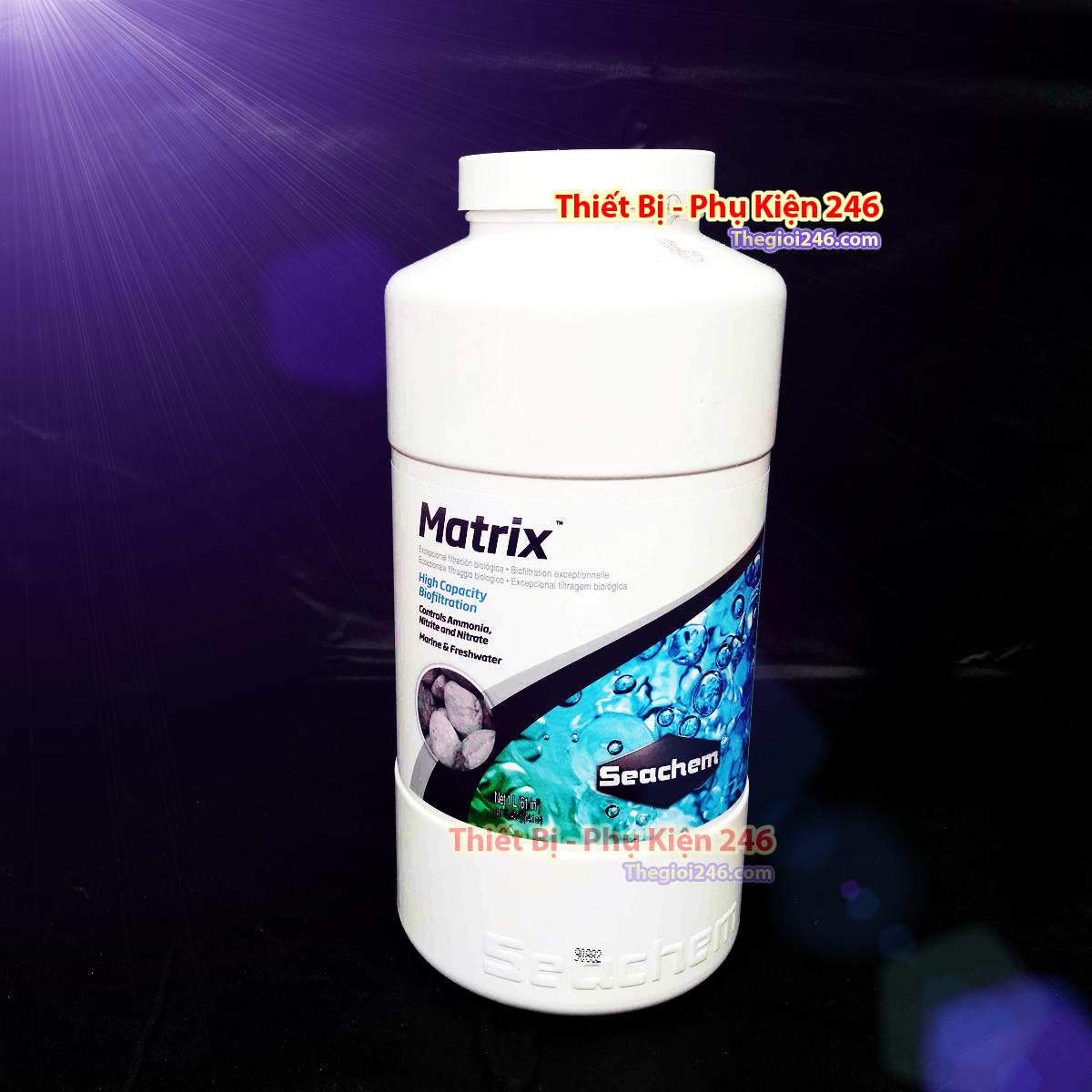 Seachem Matrix lọc nước hồ cá thùng 1L