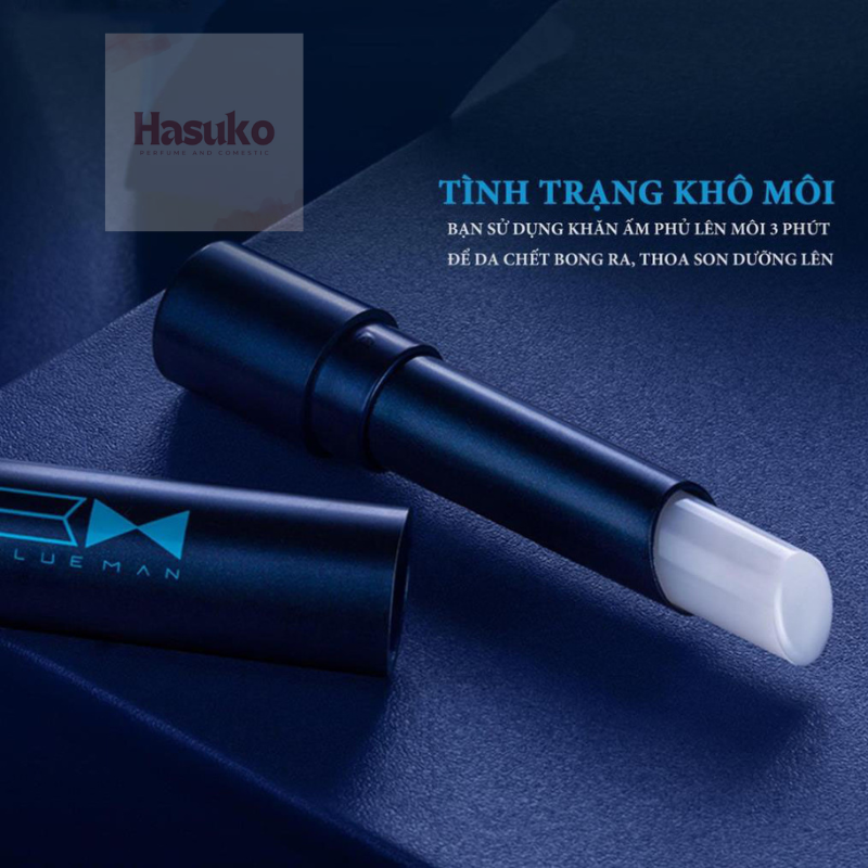 Son dưỡng môi nam không màu blueman - dưỡng ẩm, chống nứt nẻ môi