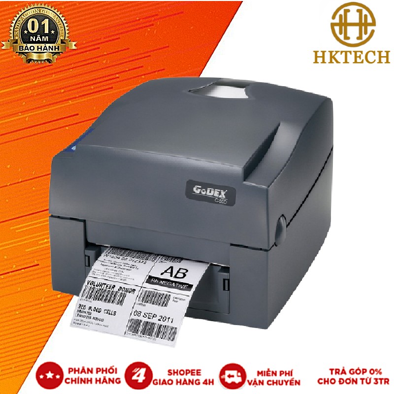 Máy in mã vạch, in tem nhãn Godex Ez1100
