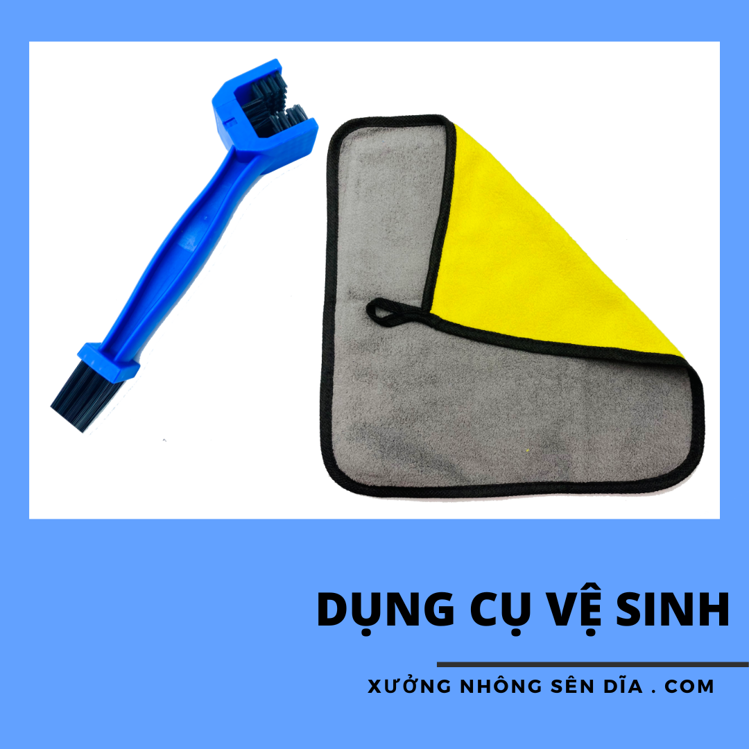 Cọ rửa nhông sên dia