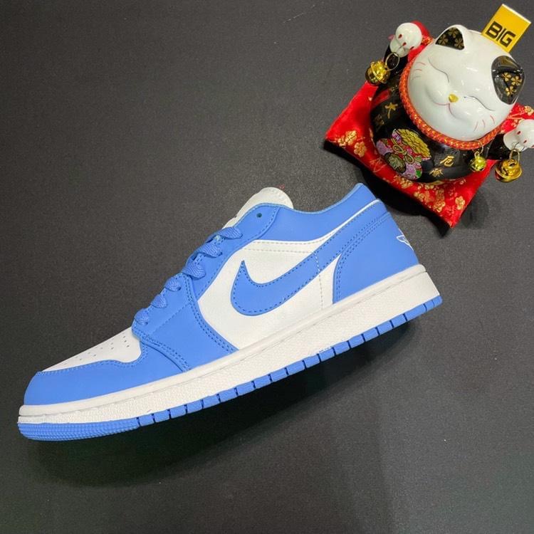 Giày 𝐉𝐨𝐫𝐝𝐚𝐧 ⚡️Tổng Kho⚡️ Giày 𝐉𝐨𝐫𝐝𝐚𝐧 xanh dương cổ thấp nam nữ hàng cao cấp full box bill