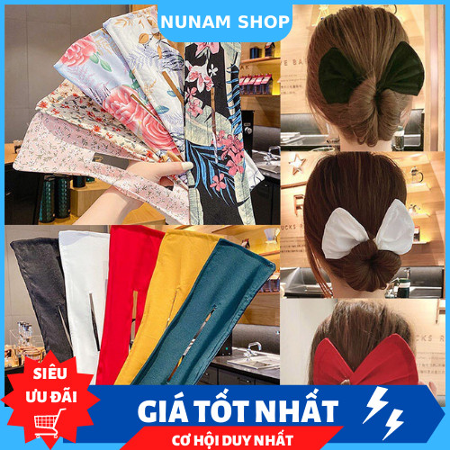 Kẹp vải bới tóc thời trang nhiều mẫu lựa chọn cho nữ Nunam Shop