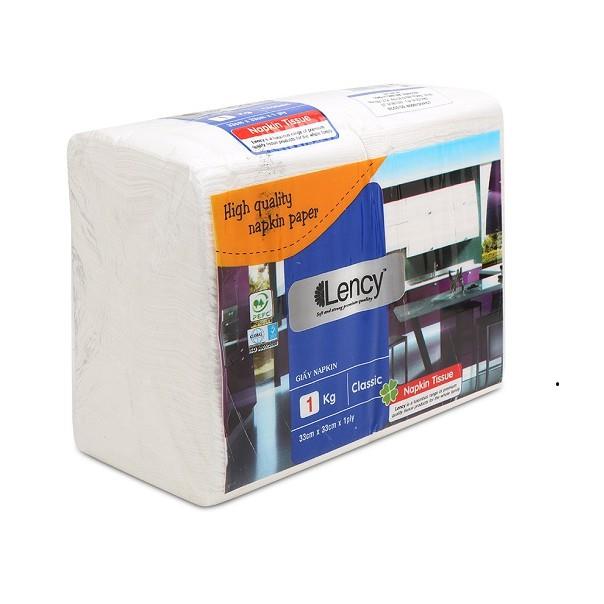 ▲✺┇ khăn giấy ăn lency napkin 33cm 1 kg