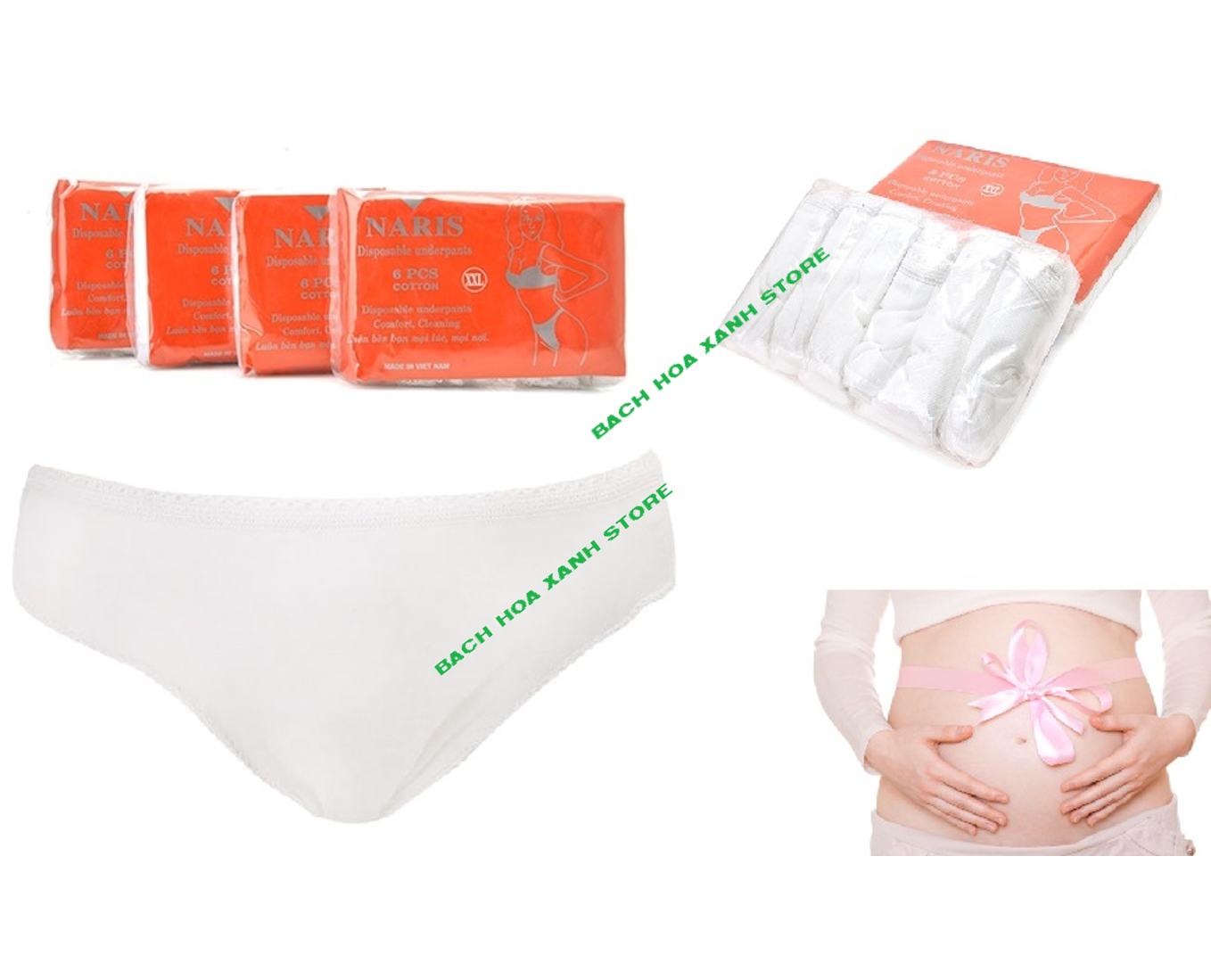   GIÁ TỐT   Set 15 quần lót giấy dùng 1 lần NARIS cotton mềm êm Cao Cấp Việt Nam - Quần Lót Cotton Dùng 1 Lần Cao Cấp Việt Nam quần lót giấy cho bà bầu sau sinh - quần lót giấy nữ dùng 1 lần - quần lót giấy đi du lịch 