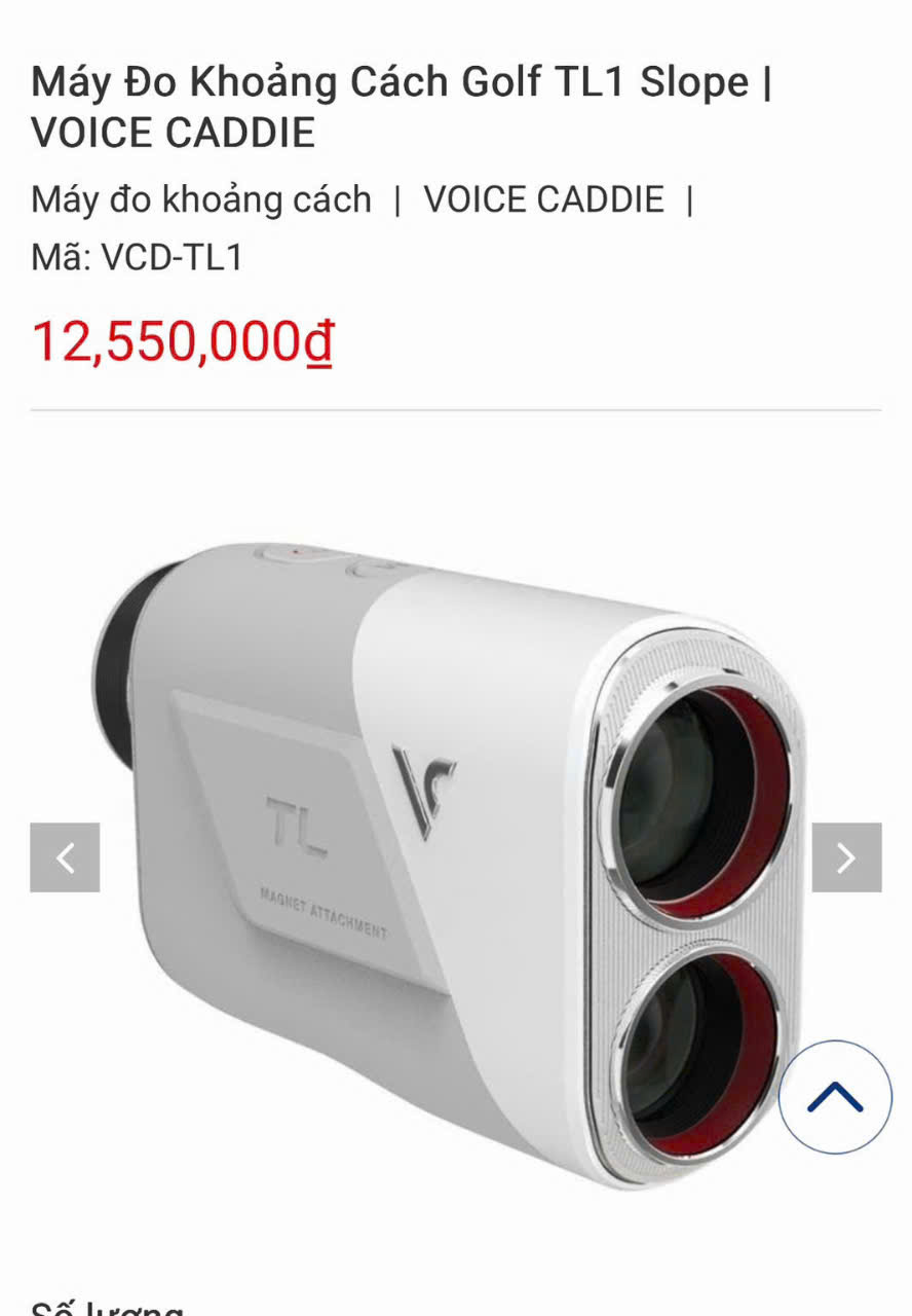 Máy đo khoảng cách golf VOICE TL1 shop golf Hồng Nhung