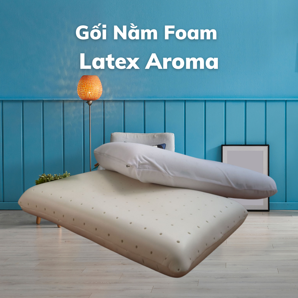 Gối Nằm Foam Latex Aroma