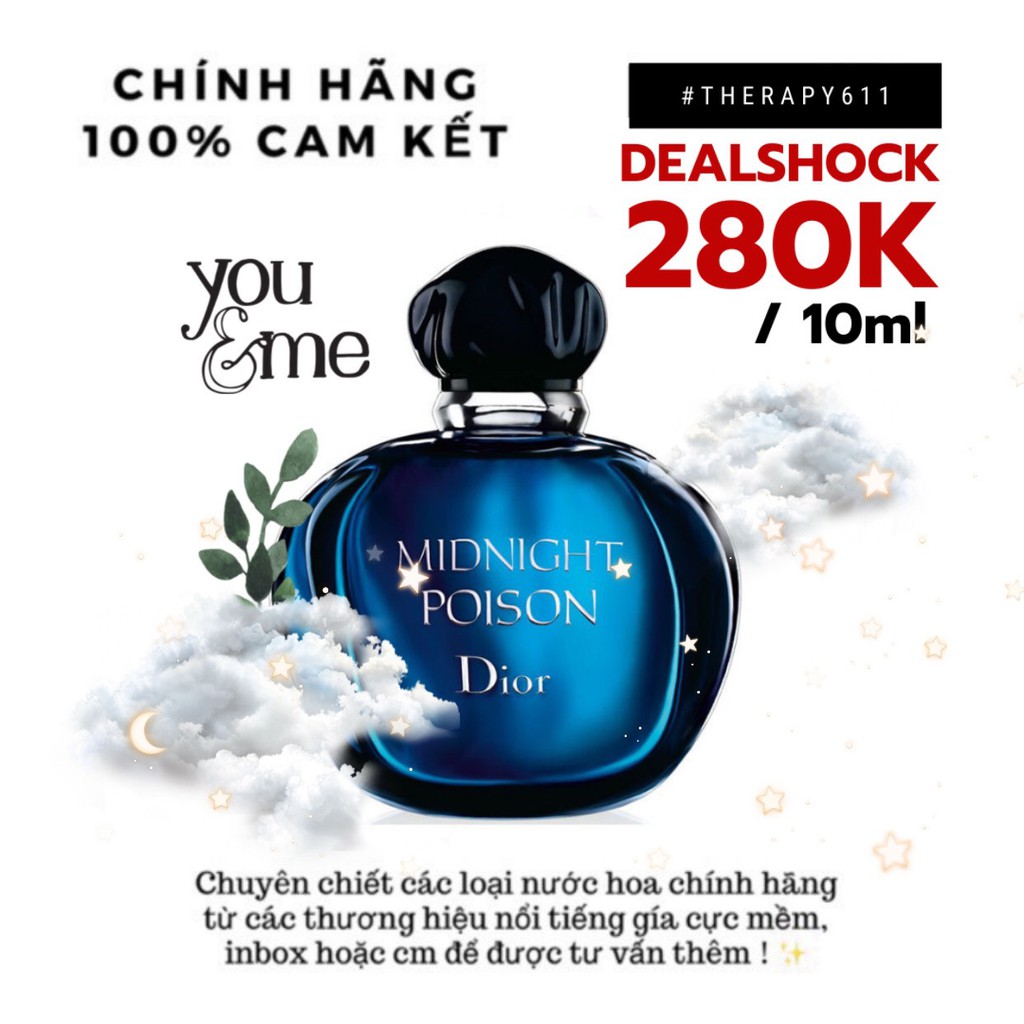 Nước hoa dùng thử Christian Dior Midnight Poison EDP / Chuẩn Authentic