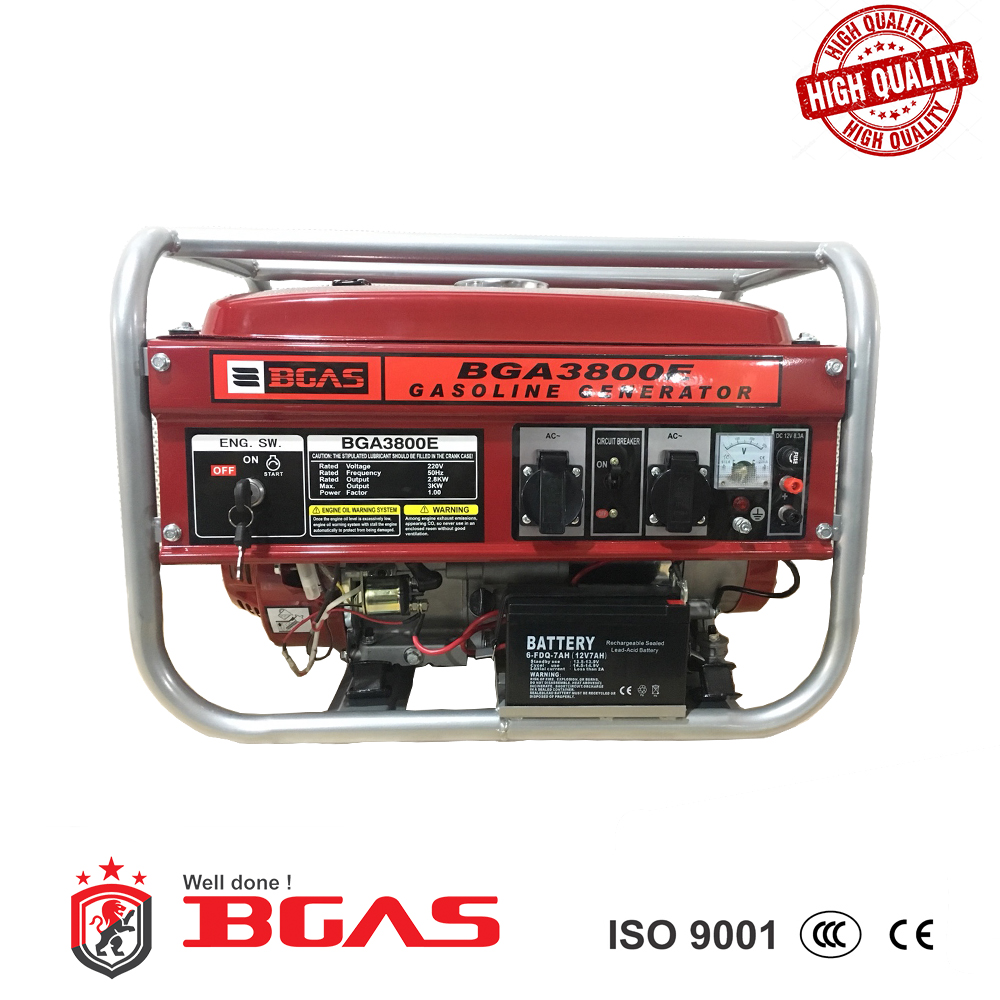 Máy phát điện Bgas 3800E khởi động điện (đề nổ)