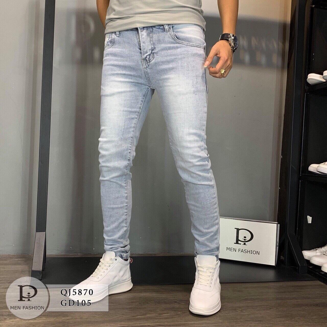 Quần Jean Nam TN 5678 N3 (Có Size Đại) Thời Trang Nam Tính - Hàng Chuẩn Hình