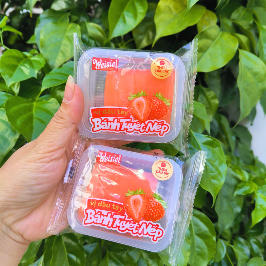 Combo 4 Bánh Mochi Phu Thê Tuyết Nếp Hãng Weisiel B282 - Ăn Vặt BeeGin