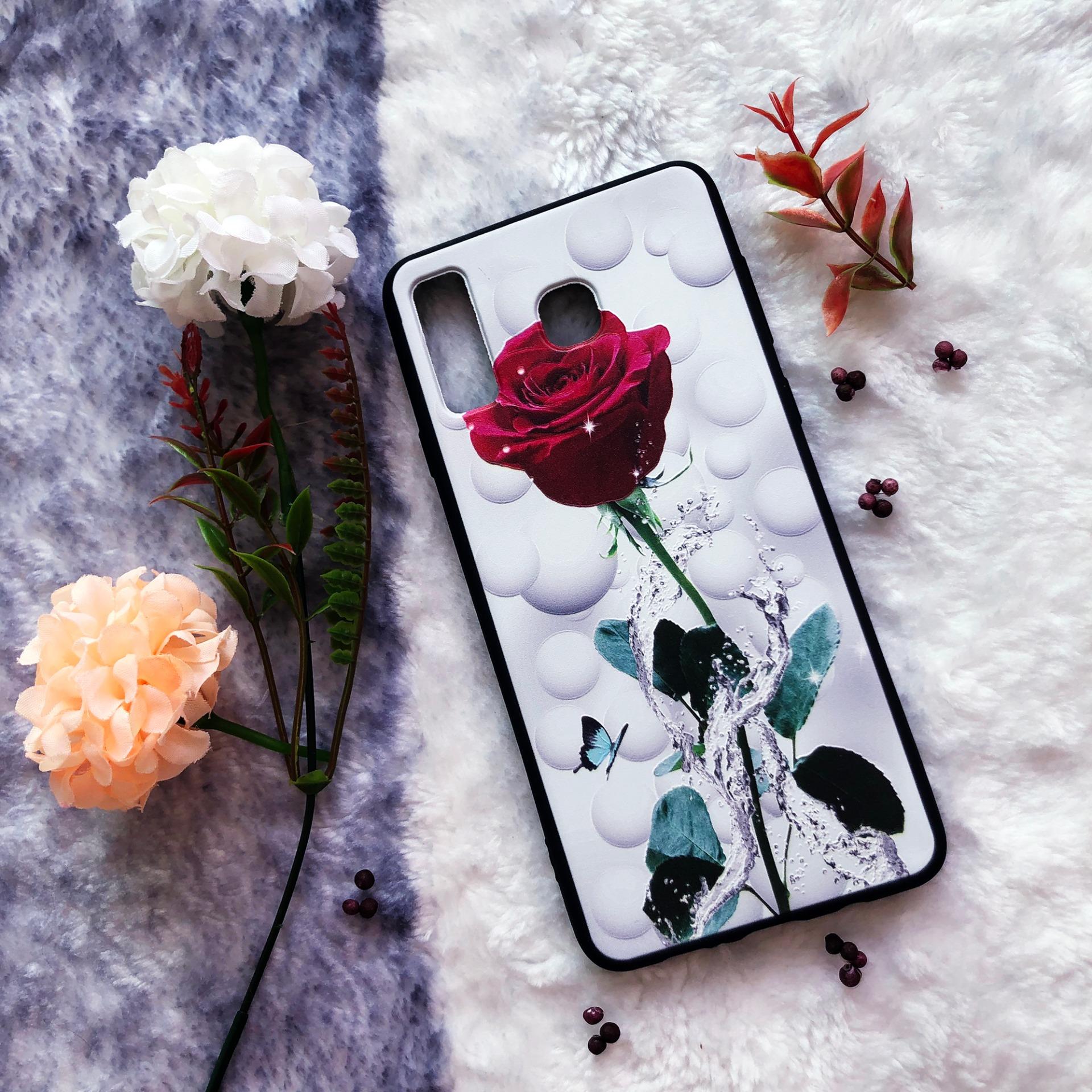 [Nhiều Mẫu] Ốp lưng dẻo Samsung A8 Star (Thân đen - in hình siêu cute)