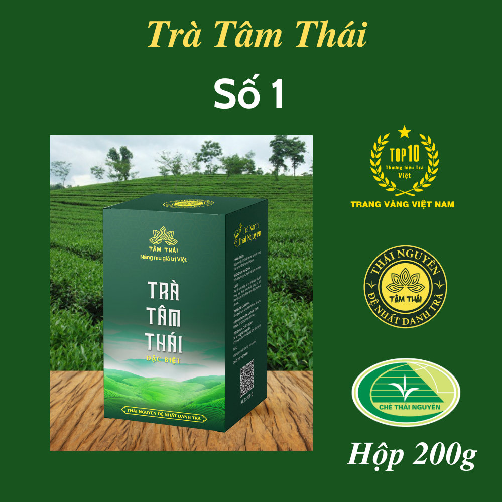 Trà thái nguyên móc câu đặc biệt hộp 200g trà tâm thái đặc biệt số 1 trà nõn tân cương h200gs1