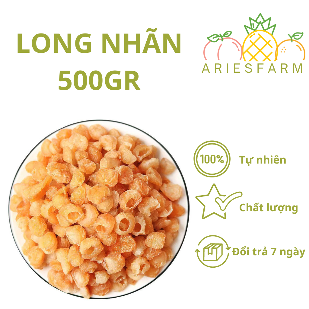 Long nhãn sấy khô 500gr ngọt tự nhiên