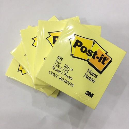 Combo 5 xấp giấy note ghi chú post it - 3 x 3