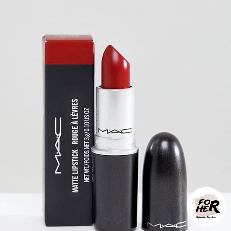 Son mac matte màu 612 russian red - màu đỏ cổ điển