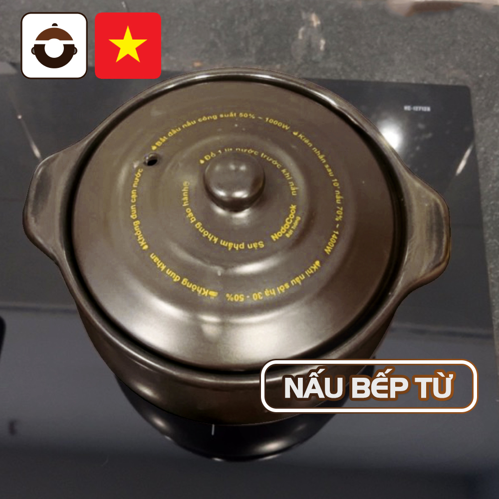 Nồi đất nấu bếp từ 3 lít Nodacook