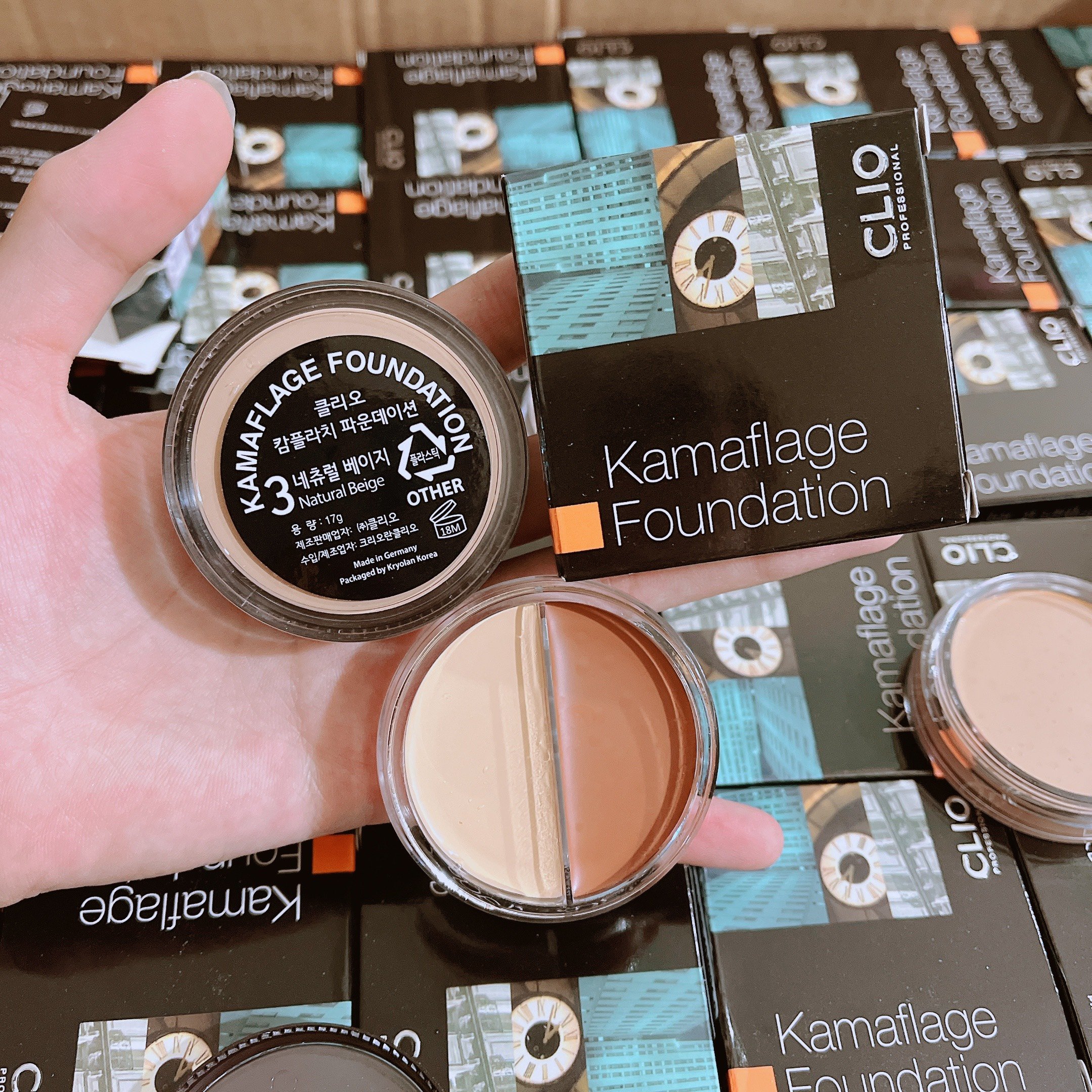 Kem Nền Bánh Clio Che Khuyết Điểm CLIO KAMAFLAGE FOUNDATION 17G [Chính Hãng]