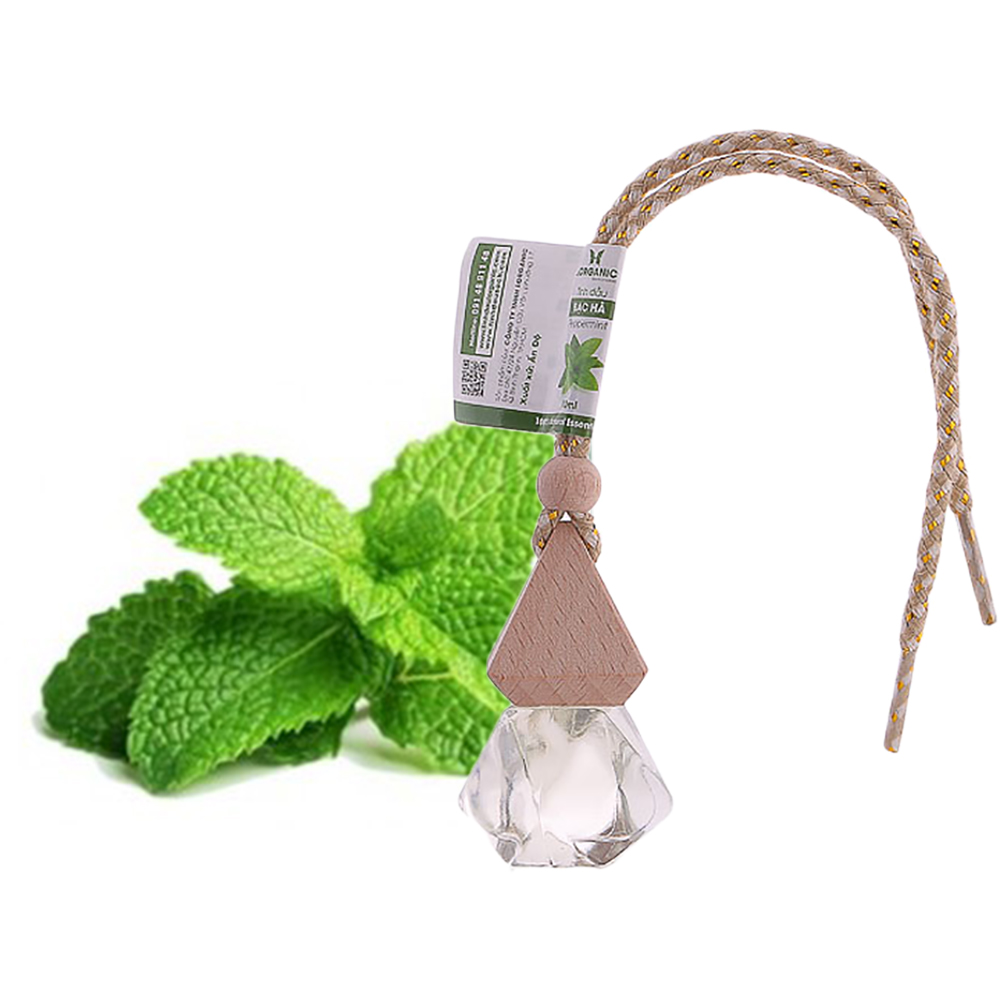 Tinh dầu bạc hà Lorganic treo xe hơi, tủ áo