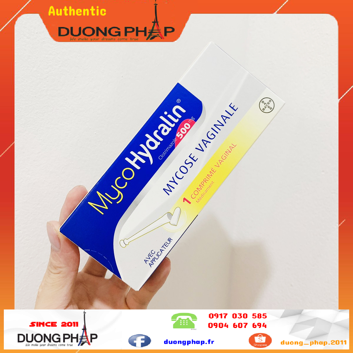 Viên đặt MycoHydralin 500mg
