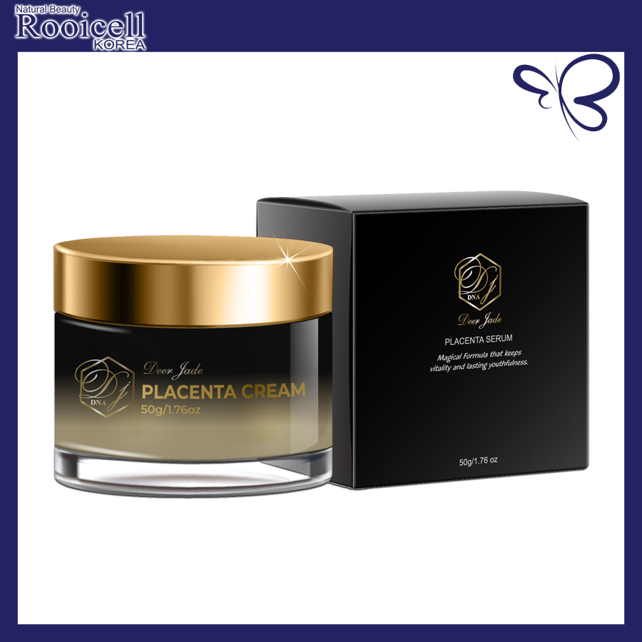 Kem dưỡng da từ tế bào gốc nhau thai hươu - rooicell dj dna deer jade piacenta cream - made in korea - 50g