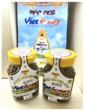 Nghệ viên đen trộn mật ong Việt Honey 160g