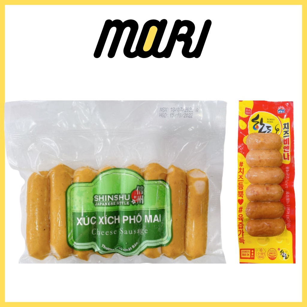Xúc xích phô mai 105g, 200g