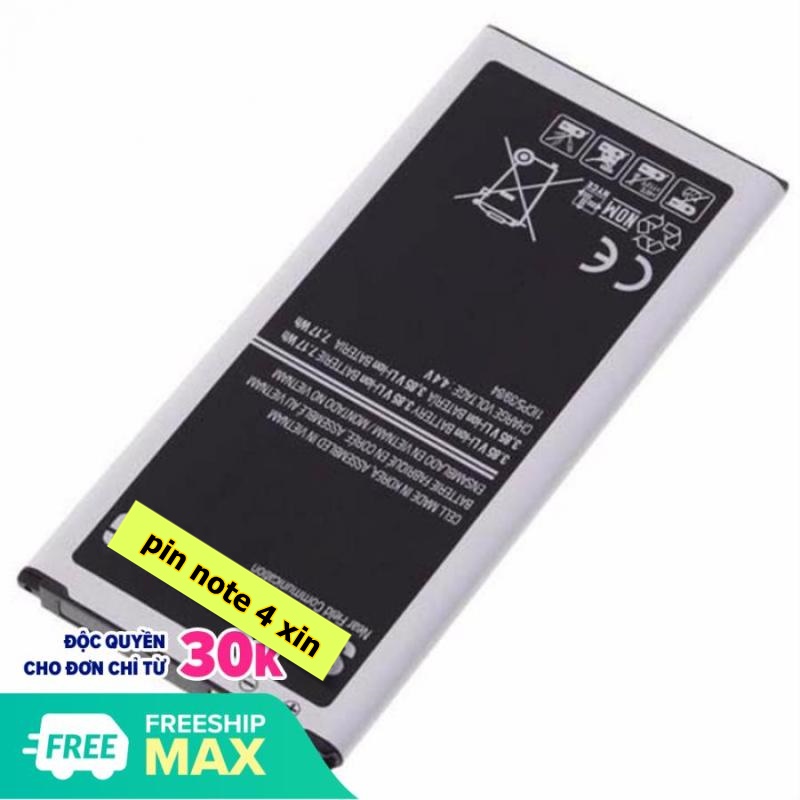 [HCM]Pin thay thế cho samsung Note 4 zin dung lượng cao 3000mAh