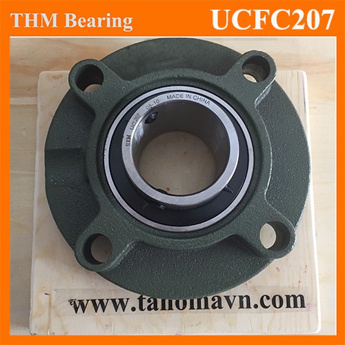 Gối đỡ vòng bi trục 35 mm, gối đỡ hình tròn  UCFC207