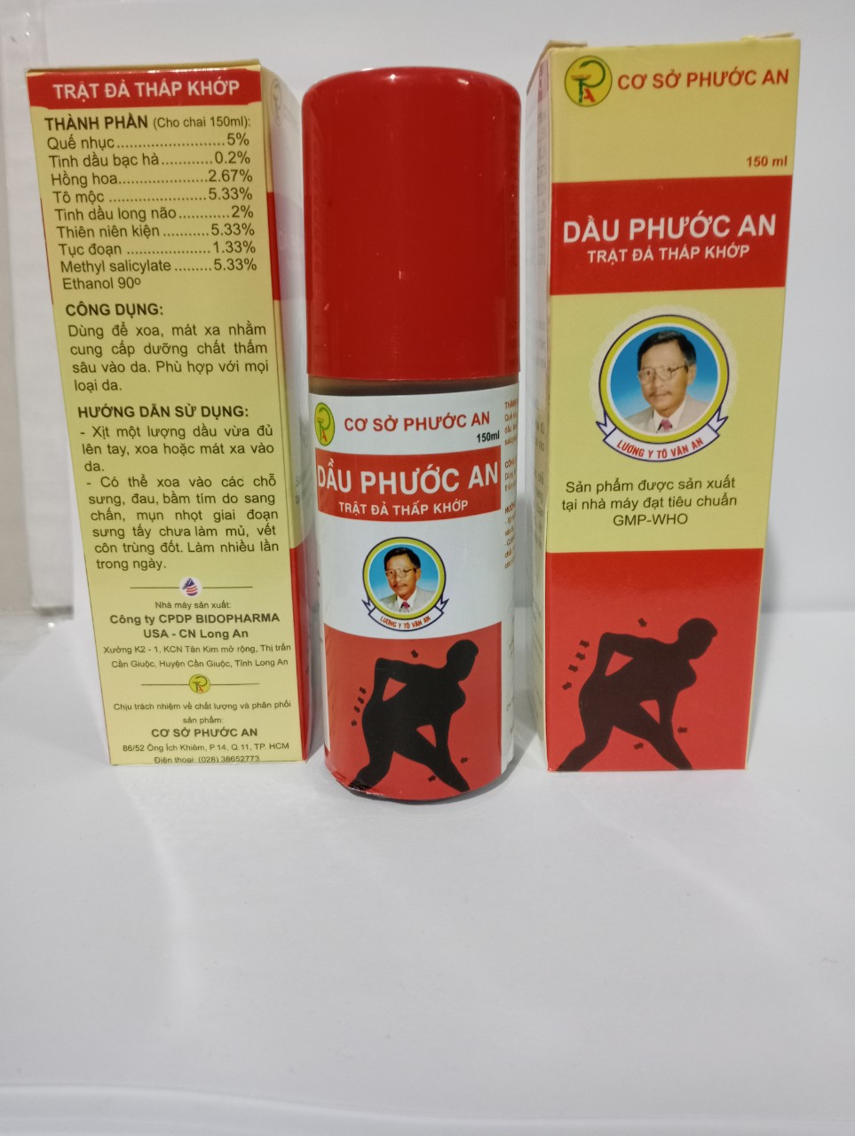 DẦU PHƯỚC AN Chai xịt 150 ml