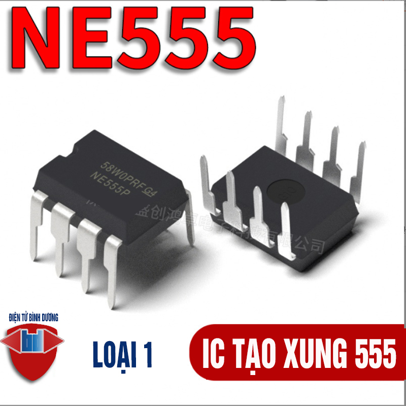 Ic ne555 ka 555 dip-8 chân cắm mới