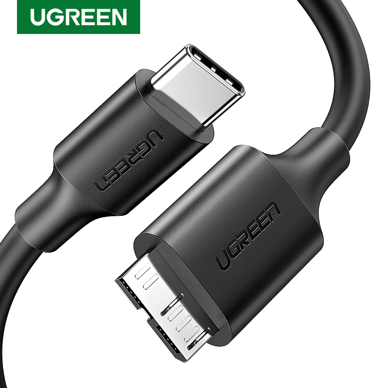 UGREEN  USB Type C to Micro USB 3.0Fast Data Transfer & Charge Sync Compatible with Western Seagate Toshiba Canvio Galaxy S5 Note 3 and More