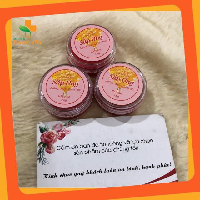 [Chất lượng] Son Dưỡng sáp ong cho môi mềm mịn cả ngày 2.8g Cao cấp