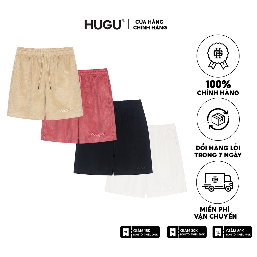 Quần short hugu - corduroy short ss02 - unisex