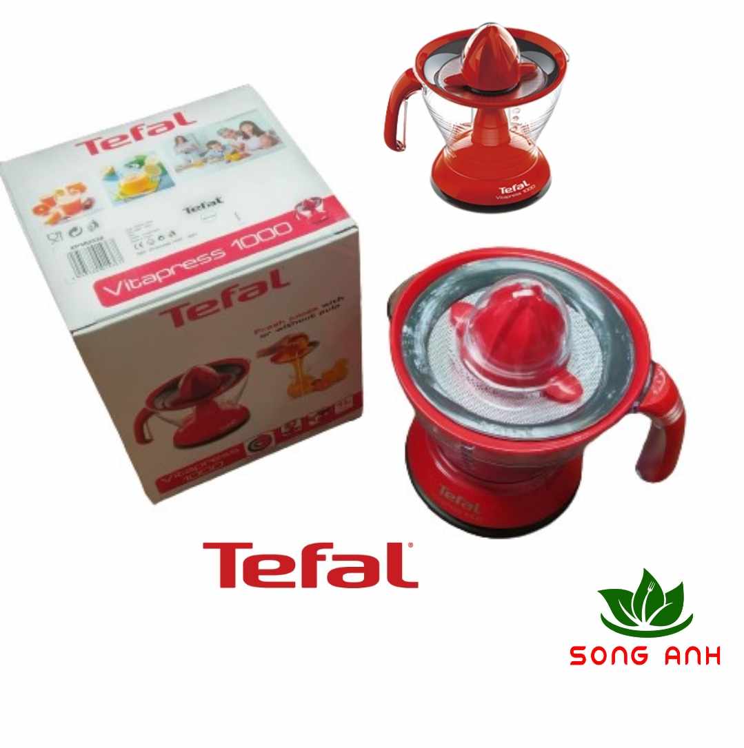 Tefal máy vắt cam Vitapress ZP302538 dung tích cốc đựng 1L, vắt kiệt, chạy êm, hàng chính hãng bảo hành 24 tháng