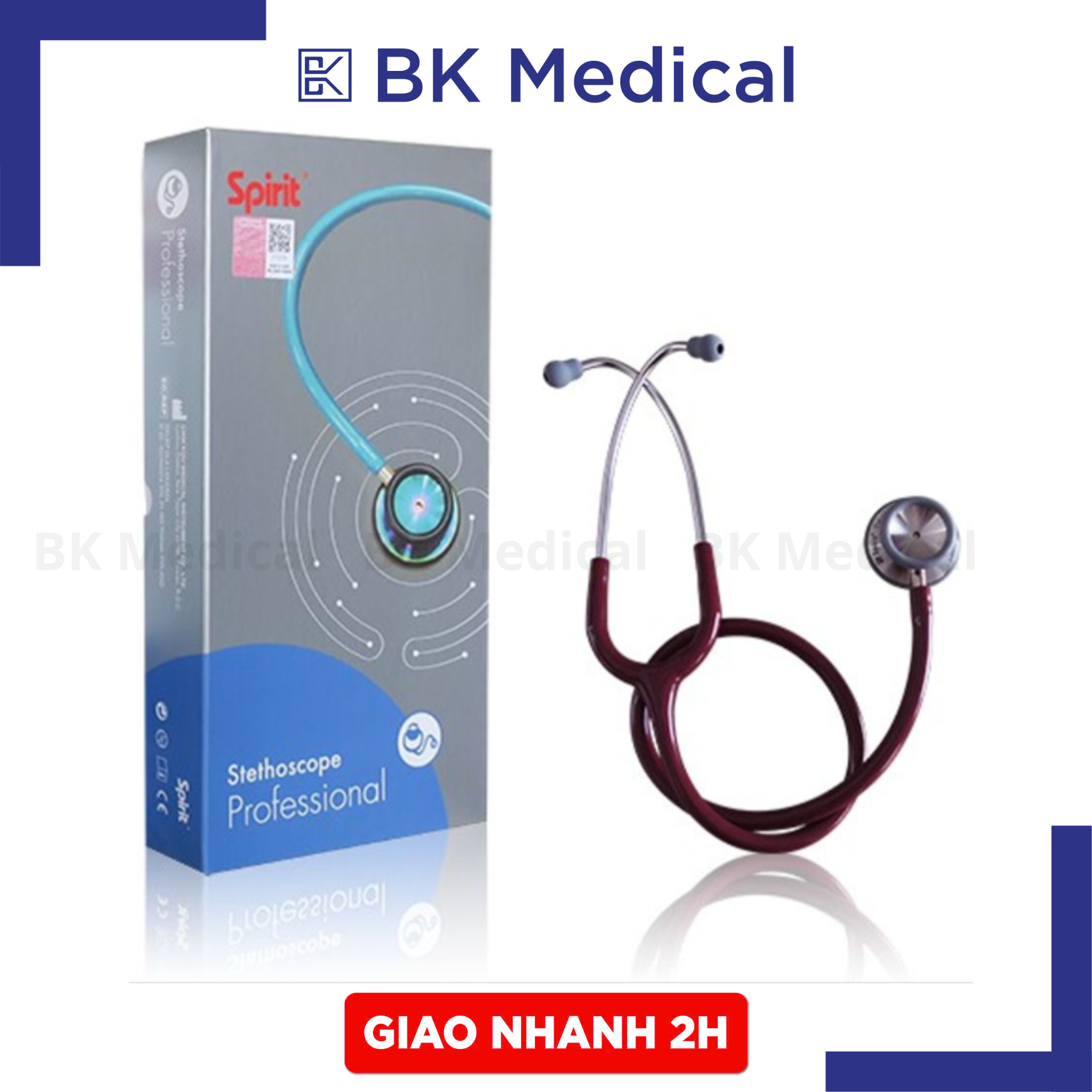 Ống nghe y tế tổng quát 2 mặt Spirit CK-S601PF