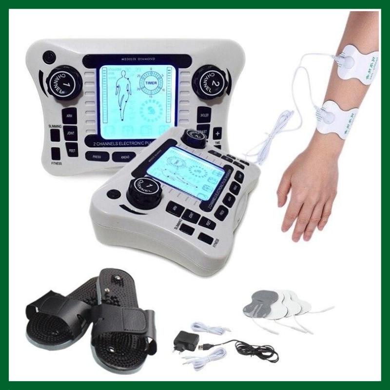 Máy xung điện trị liệu ⚡️𝐅𝐑𝐄𝐄 𝐒𝐇𝐈𝐏⚡️ máy massage trị liệu, giảm đau nhức cơ thể
