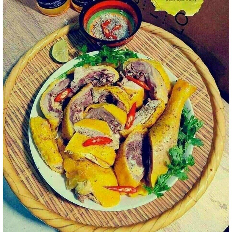 Gà ủ muối hoa tiêu nguyên con không đầu