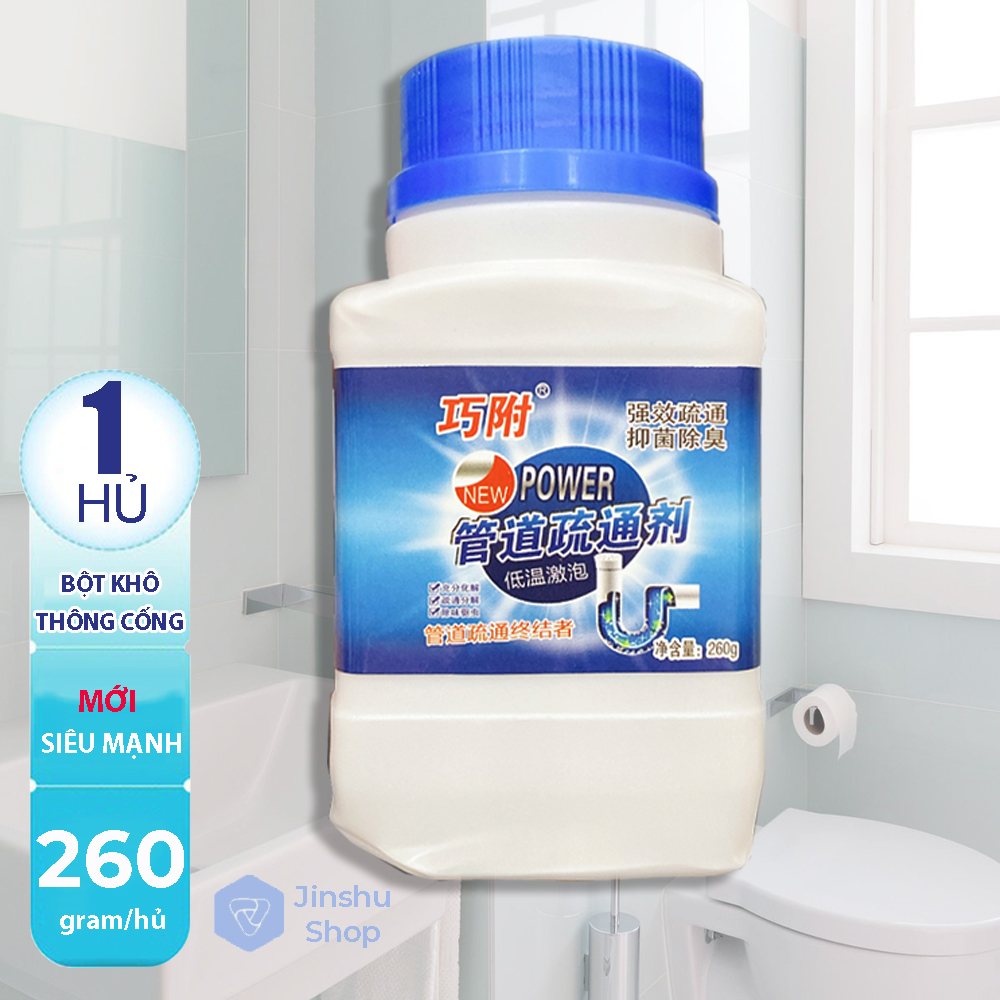 THÔNG CẦU CỐNG DỄ DÀNG Hủ 260gr Bột thông cống thần thánh mới- đánh tan mọi chất bẩn bám hằng ngày.- 12.12 Hot Deals